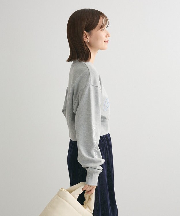 Green Parks ・ＥＬＥＮＣＡＲＥ　ＤＵＥ　ロゴ刺繍ショートスウェッ Gray Mixture