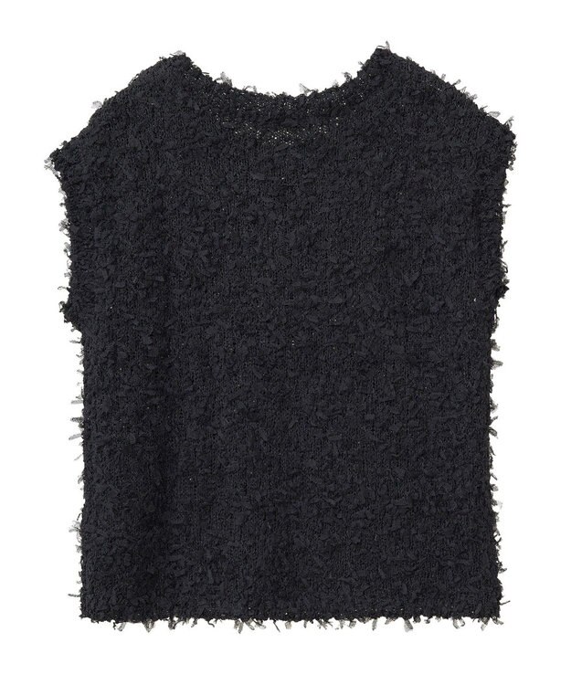 Green Parks ・ｓｗｉｎｇ　ｂｙ　チュールヤーンプルオーバー Black