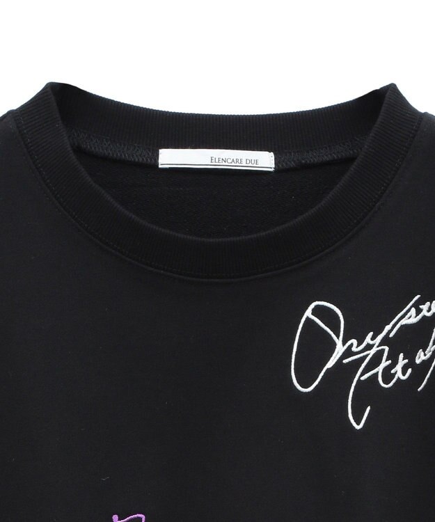 Green Parks ・ＥＬＥＮＣＡＲＥ　ＤＵＥ　ロゴ刺繍ショートスウェッ Gray Mixture