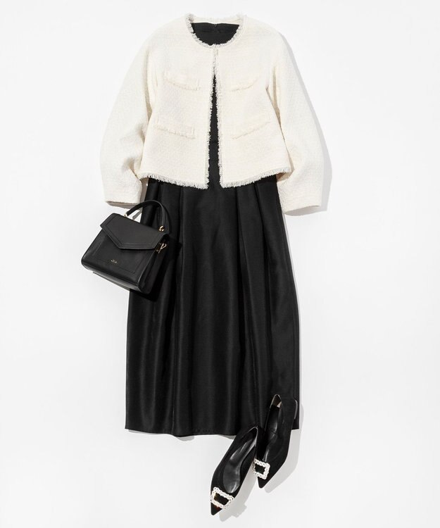 23区 【VERYコラボ 】ファンシーツイード ジャケット アイボリー