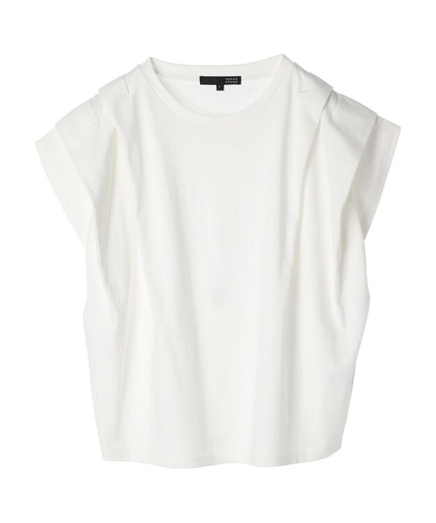 Green Parks ・ＳＵＧＡＲ　ＳＰＯＯＮ【ＣＯＯＬ】ショルダータックＴＥＥ Off White