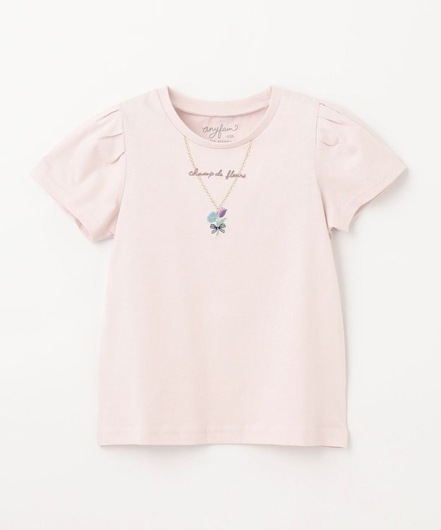 ANY KIDS ネックレス Ｔシャツ ミルクティー