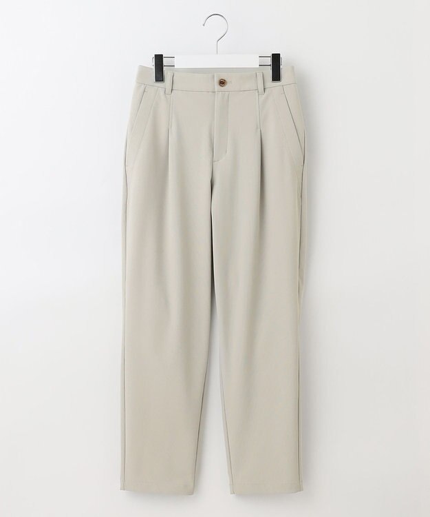 23区GOLF 【23Fondation】セミワイド テーパードパンツ ベージュ系