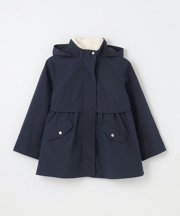 組曲 KIDS 【150-170㎝】3WAY モッズコート ネイビー系