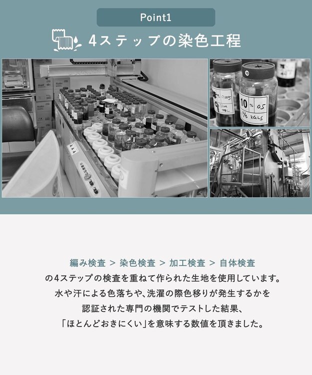 Tiaclasse 【GOLD LABEL・洗える】パールボタン付きポンチワンピース ネイビー