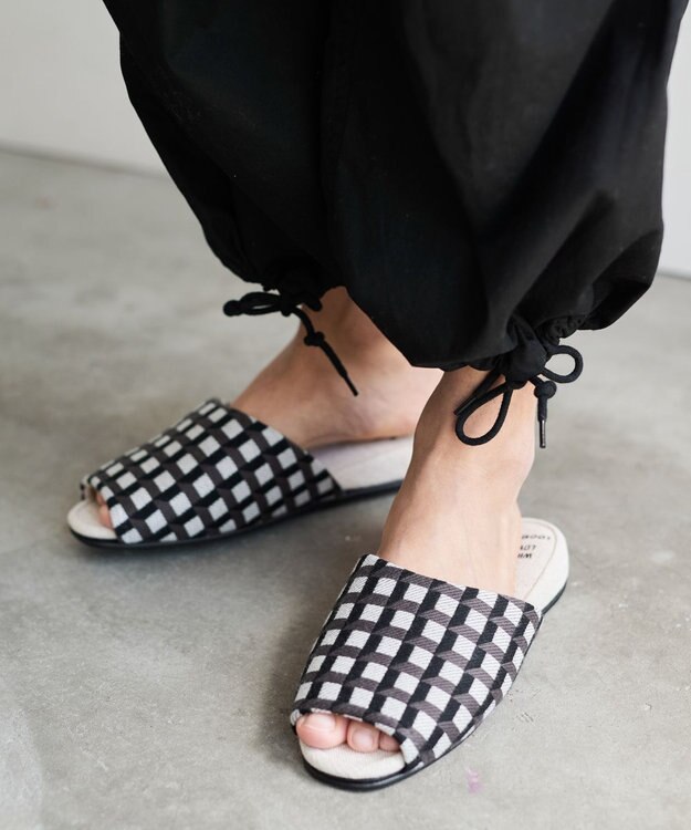 LOOM&SPOOL GeoVis吊り込みスリッパ モノトーン