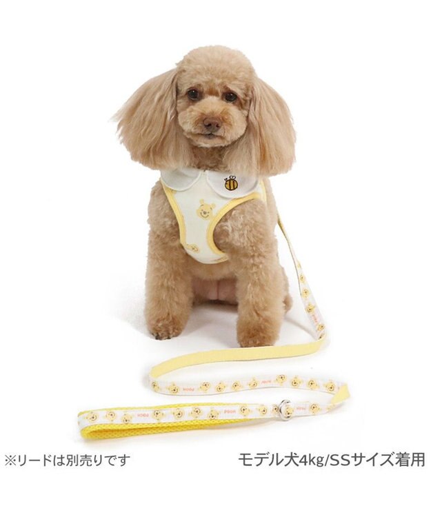PET PARADISE  ディズニー くまのプーさん にこにこベストハーネス 【4S】【3S】 黄