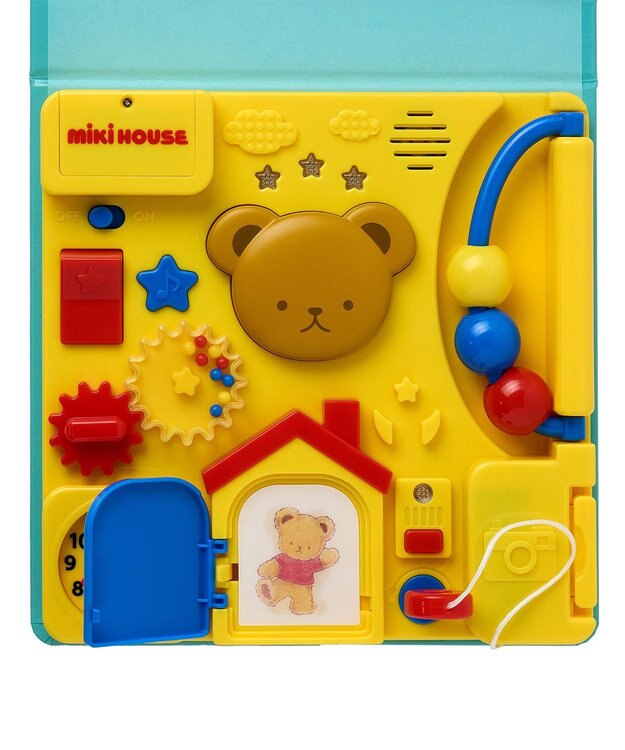 MIKI HOUSE HOT BISCUITS 【ミキハウスベア 音のでるえほん】さわって　あそぼう 色なし