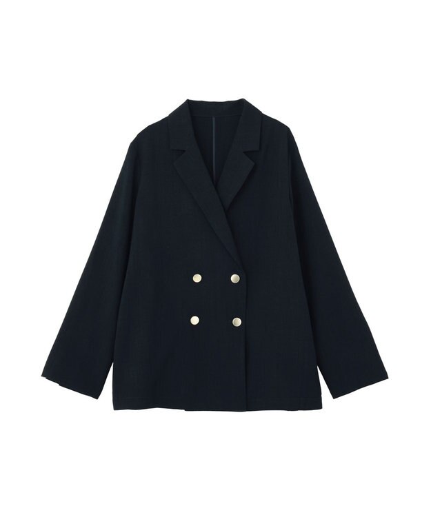 earth music&ecology 【予約】アソート金ボタンジャケット ネイビー