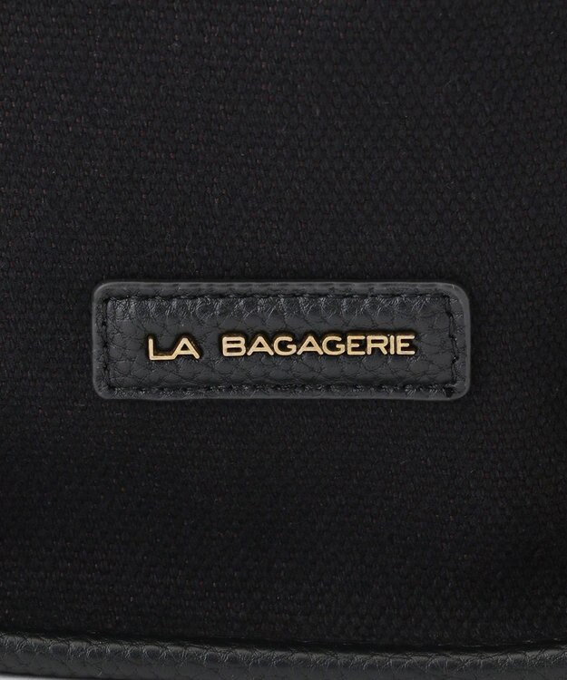 LA BAGAGERIE クラシックヨコナガトート ブラック×ブラック