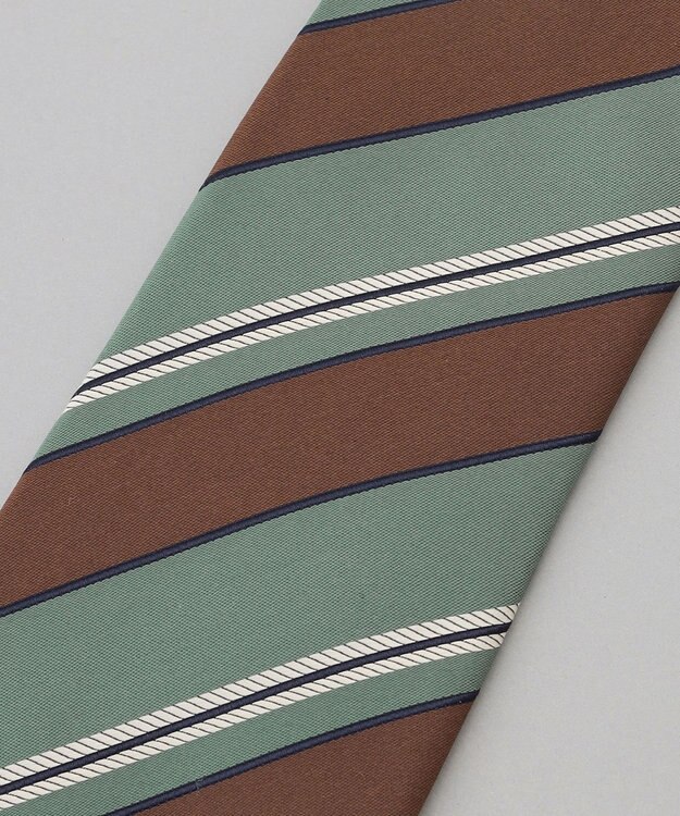 GOTAIRIKU GOTAIRIKU別注【MANTERO/マンテロ】ネクタイ_レジメンタル グリーン系1