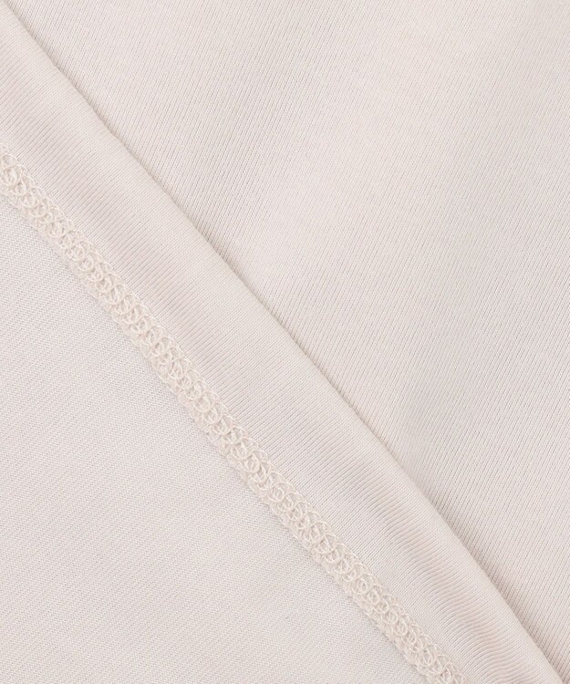 UNFILO L フレンチスリーブ ドロストTシャツ グレージュ