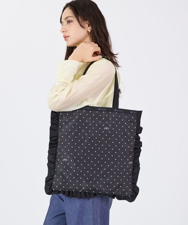 LeSportsac RF LARGE EMERALD TOTE/プティドットノワール プティドットノワール