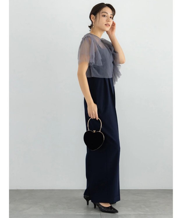 Te chichi 【セレモニーアイテム】2タックベアオールインワン（セットアップ可） ネイビー