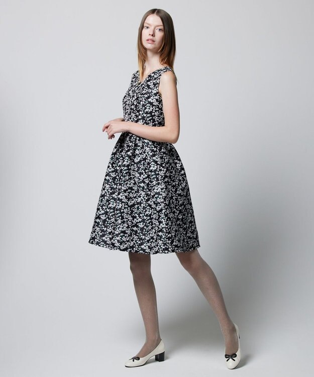 TOCCA 【洗える】PONPON MUM ドレス ブラック系