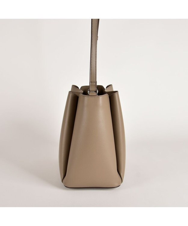 LA BAGAGERIE シンプルショルダーバッグ グレー