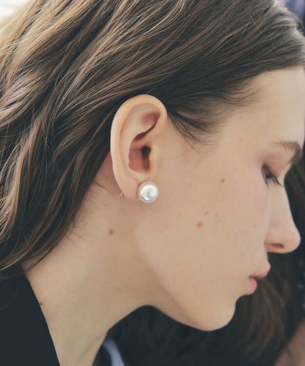 YECCA VECCA 2wayパールバーピアス Gold