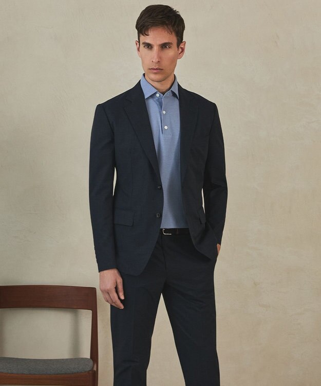 GOTAIRIKU 圧倒的清涼感【夏に必要なカイテキ7機能】クールドッツ セットアップジャケット_クラシックプリント(26年モデル) ネイビー_クラシックプリント