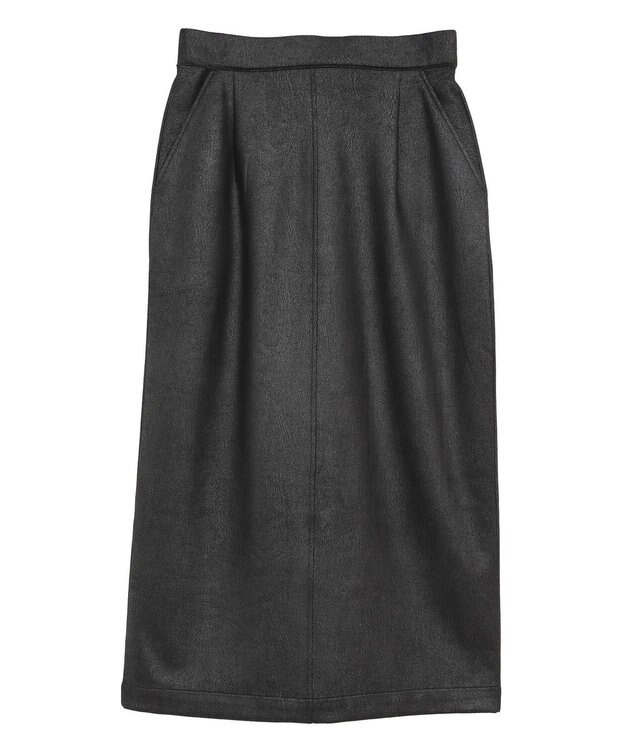 AMERICAN HOLIC フェイクレザーダンボールスカート Black