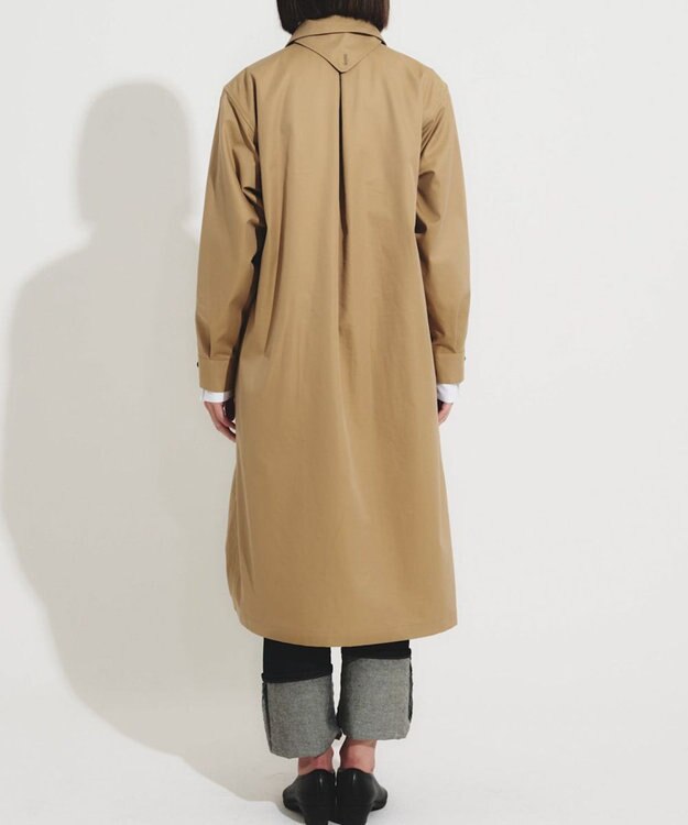 muuc 花粉シールドコート〈国産・綿100%天然素材〉〈ユニセックス・大きいサイズあり〉〈3シーズン〉〈モダンなコクーンシルエット〉 ベージュ