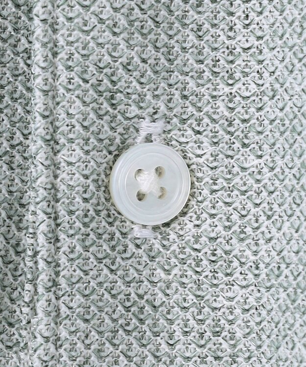 GOTAIRIKU 麻混・襟しっかり【洗える/通気性】ノルマンディーリネン ボタンダウンポロシャツ(25/26年モデル) グリーン系8