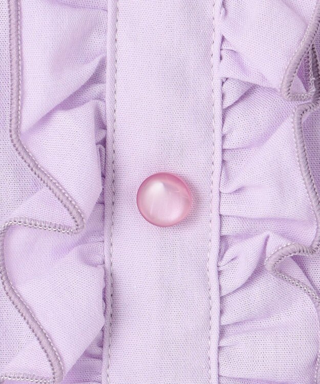 組曲 KIDS 【UVケア】【110-140㎝】バイカラー ワンピース ラベンダー