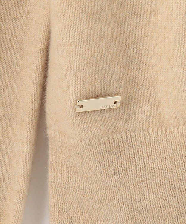 自由区 【洗える】ピュアカシミヤミルド カーディガン ベージュ系