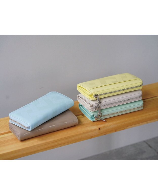 MIYABIYA La quoh with kirakaracho　角つなぎ ソフトレザー L字財布 菜の花(イエロー)