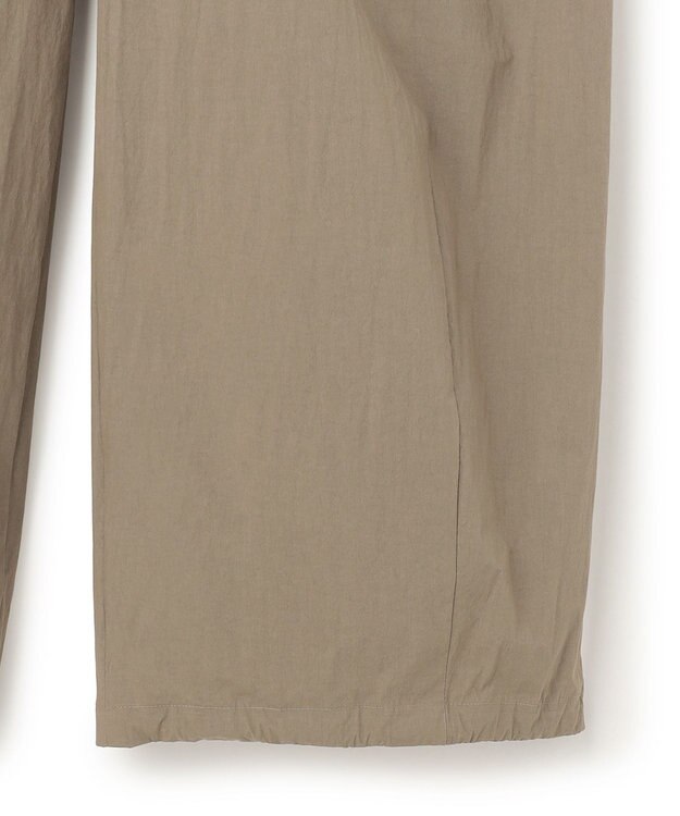 23区 【先行予約/SLOW/一部店舗限定】コットンナイロンタイプライター ワイドカーブ バギー パンツ カーキ