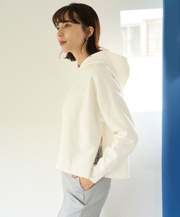 UNFILO 裏起毛スウェット フーディー オフ