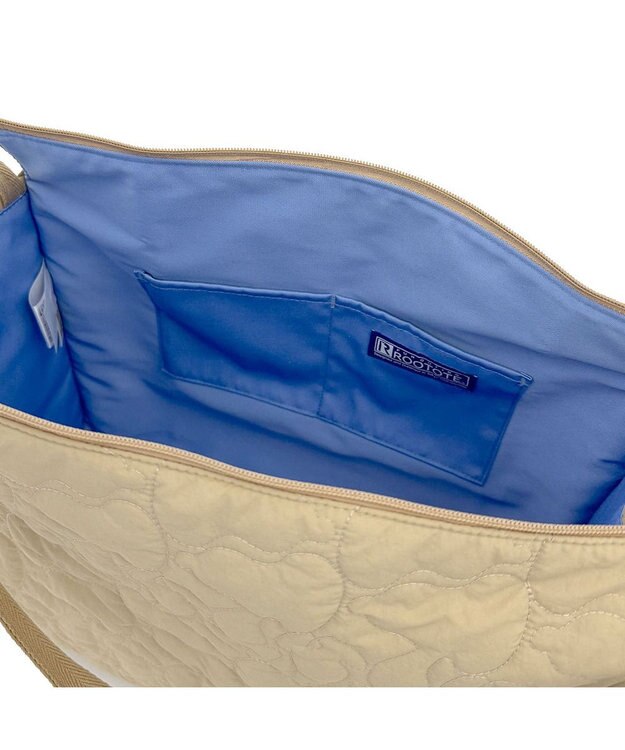 ROOTOTE 8404【スヌーピー】IP.グランデ.キルト.ピーナッツ-9Q 02：ベージュ