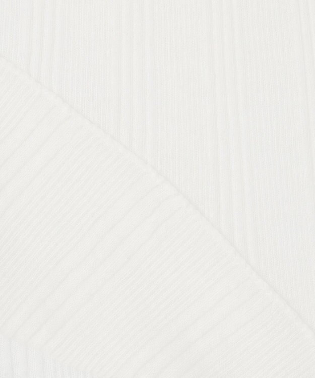 uncrave 【手洗い可】シアー ランダムリブ Uネック カットソー（uncrave STANDARD） オフ