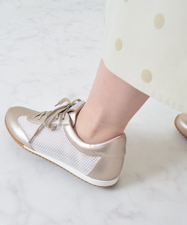 Bridget Birkin 【Bridget Birkin】サイドメッシュスニーカー ベージュコンビ