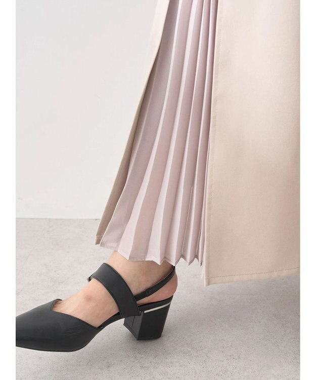 earth music&ecology マチプリーツスカート Beige