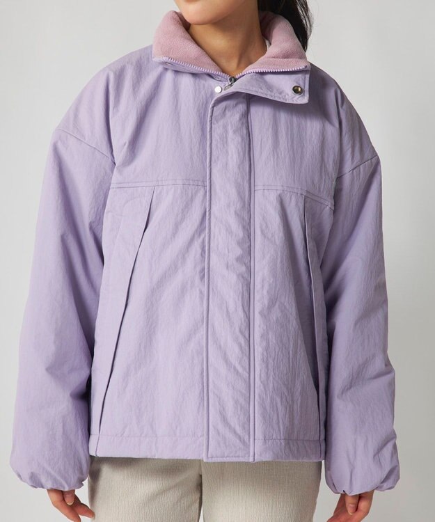 OP／FILA 【Kappa】中綿ブルゾン ユニセックス ラベンダー