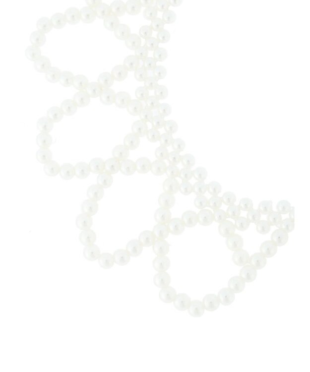 Green Parks ・ＨＡＬＦ　ＴＩＭＥ　パールカラーネックレスＢ White