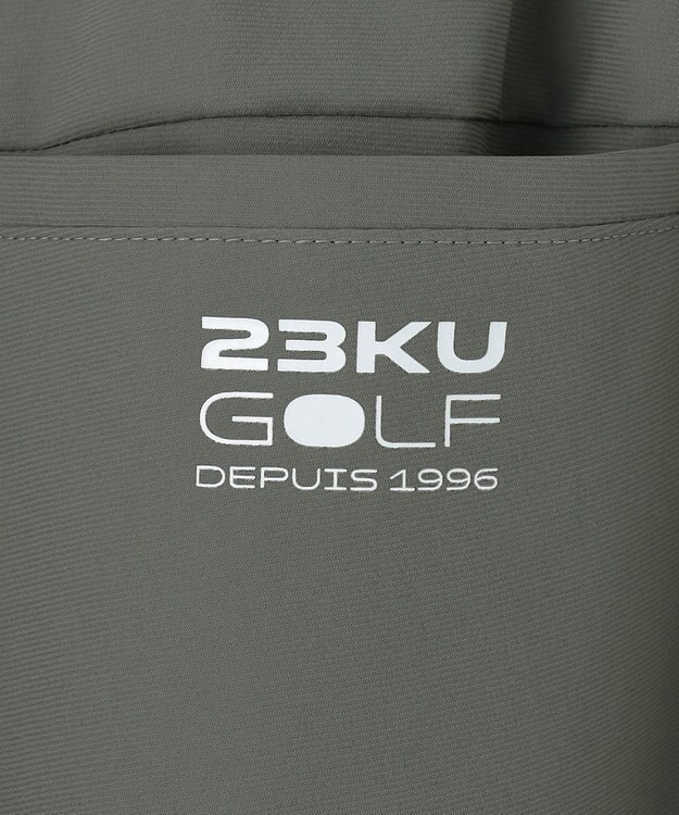 23区GOLF 【WOMEN】【接触冷感/UVケア/ストレッチ】タック テーパードパンツ カーキ系