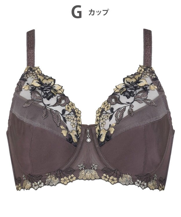 Wing Wing Lesiage 【5000シリーズ】 フルカップブラ 安定感のあるやさしいつけごこち PB5000 ウイング／ワコール ブラウン