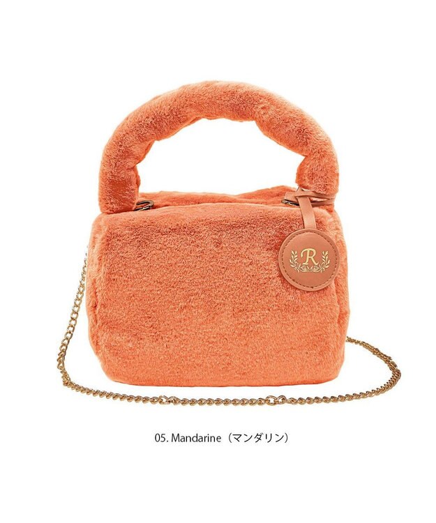 ROOTOTE 1263【ふわふわ素材】LT.ベビールー.ファー-B 05：マンダリン