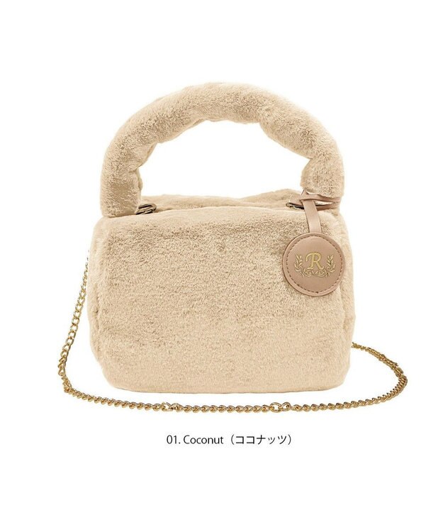 ROOTOTE 1263【ふわふわ素材】LT.ベビールー.ファー-B 01：ココナッツ