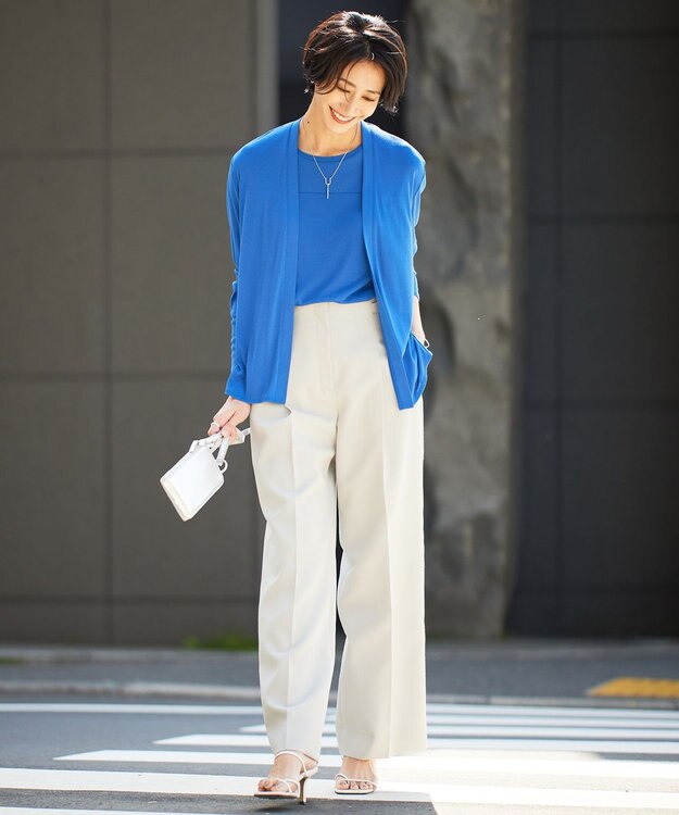 ICB 【WEB限定カラーあり・接触冷感・UVカット】PINION 半袖プルオーバー ラピスラズリ系