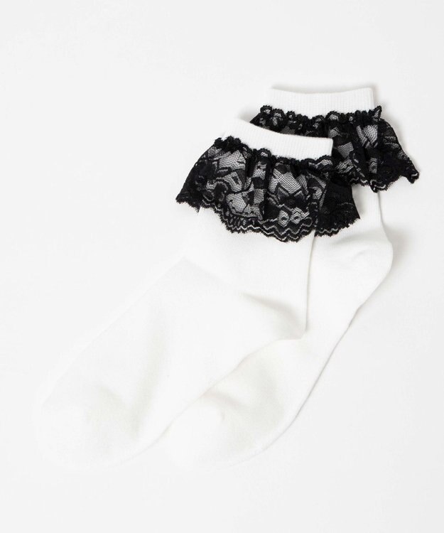 WEGO レースソックス ホワイトその他