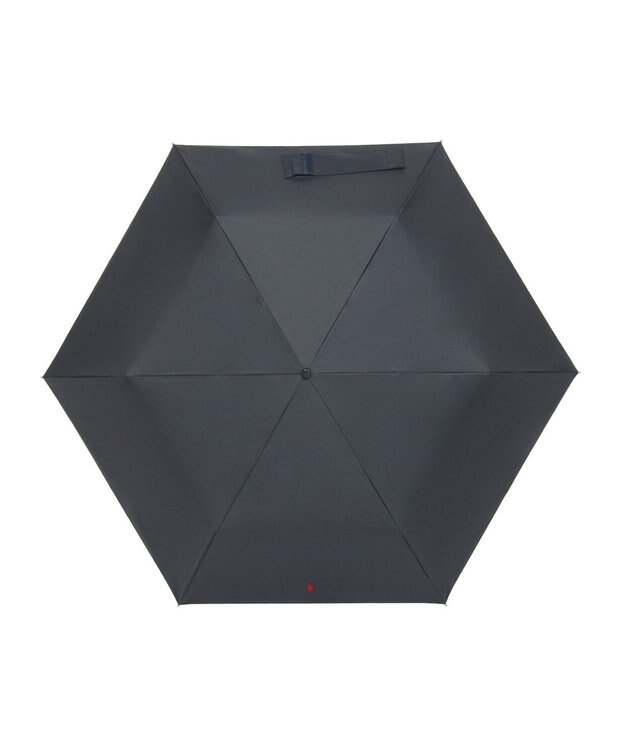 MOONBAT 【遮熱・遮光】POLO RALPH LAUREN(ポロ ラルフローレン)無地 PP刺繍 晴雨兼用 雨傘 折りたたみ傘 簡単開閉 ネイビーブルー