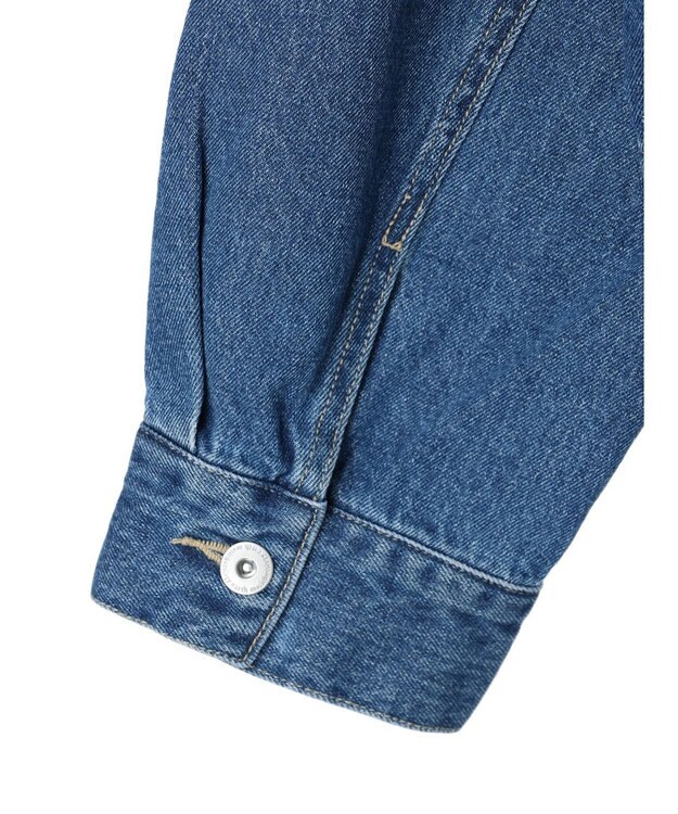 earth music&ecology ノーカラーＧジャン Medium Indigo