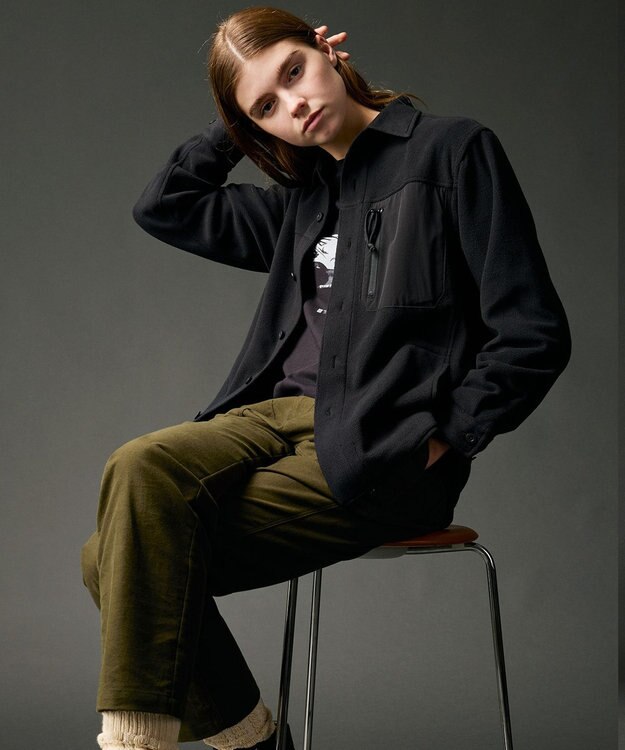 JOSEPH ABBOUD MOUNTAIN 【JAPANファブリック/ストレッチ】ストレッチライトモールスキンベイカー パンツ カーキ系