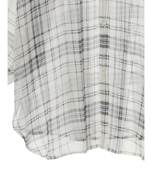 earth music&ecology シアーチェックシャツ Check