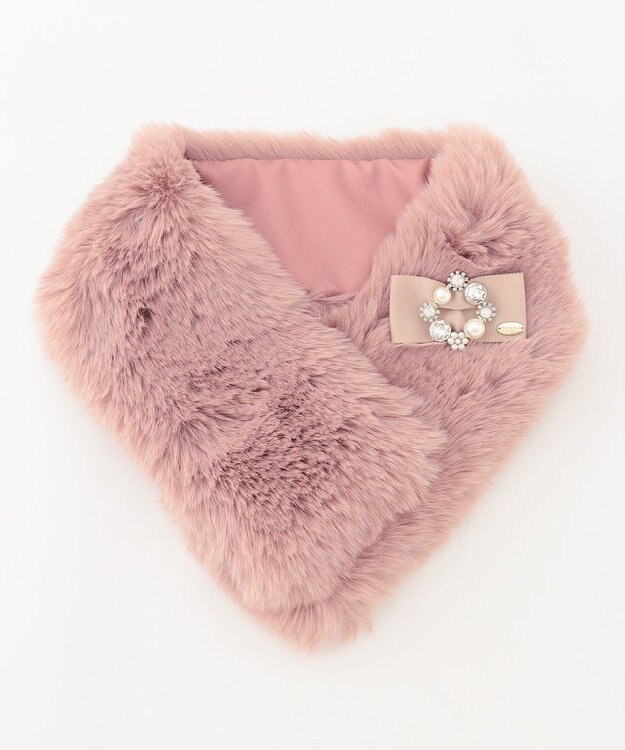 TOCCA BIJOUX FUR TIPPET ティペット ピンク系