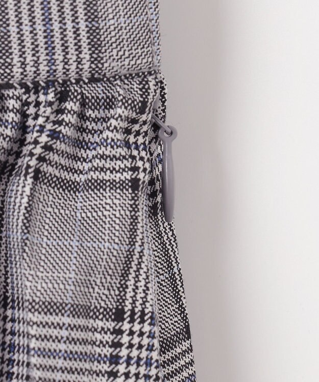 組曲 KIDS 【150-170㎝】サイドプリーツチェック スカート グレー系5