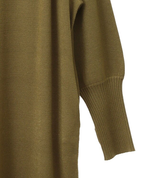 CRAFT STANDARD BOUTIQUE 洗える/とてもちニットワンピース Khaki