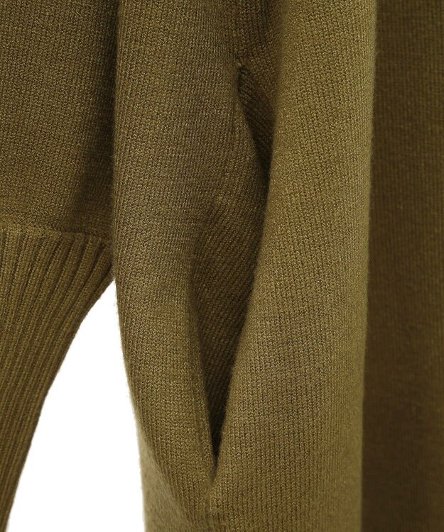 CRAFT STANDARD BOUTIQUE 洗える/とてもちニットワンピース Khaki